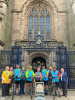 Day 3 was 57 miles to Derby Cathedral. They were joined by Geoffrey and Mick